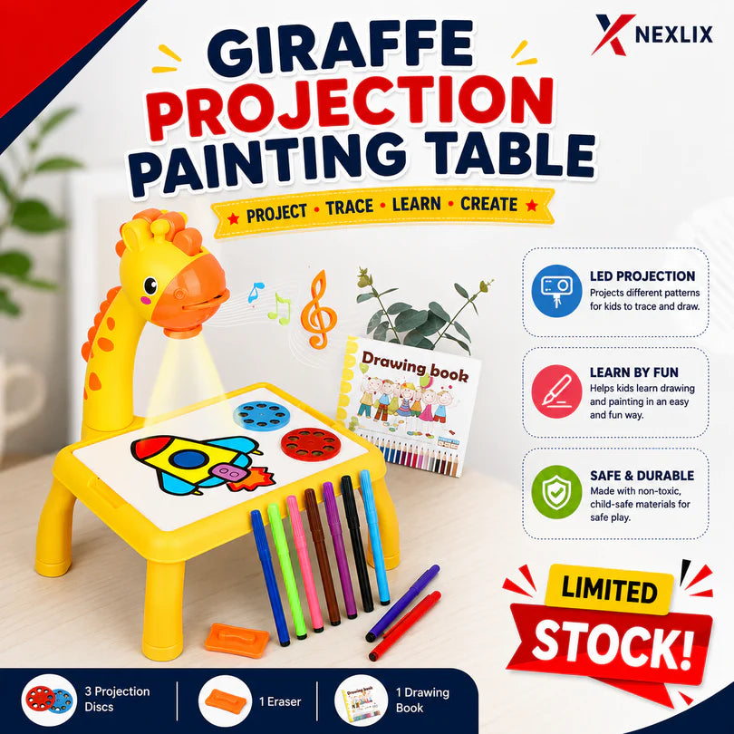 Giraffe Projection Drawing Table for Kids | Creative Learning Toy