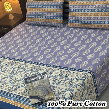 Pure Cotton Bedsheet 050 - King